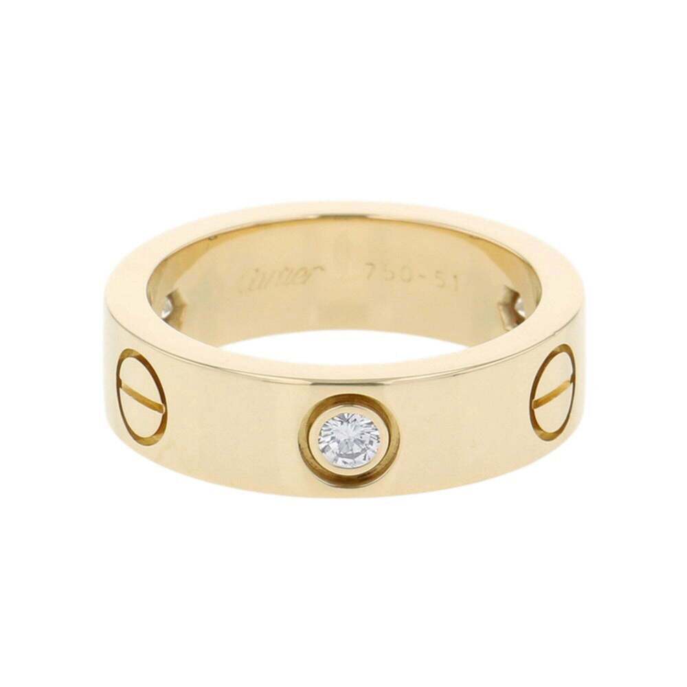 CARTIER 18k Gold Diamond Love Ring